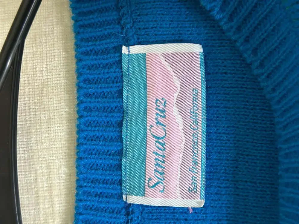 Santa Cruz San Francisco California Vintage Colorblock Knit Sweater Vest - Picture 3 of 5